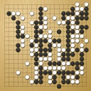 Board position at the end of game KPMC 2003 - Round 1 - Game 3: Vesa Laatikainen vs Suhkjoo Yoon