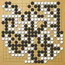 Board position at the end of game KPMC 2003 - Round 4 - Game 1: Dmytro Bogatskyy vs Satoshi Hiraoka