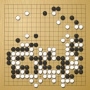 Board position at the end of game KPMC 2003 - Round 5 - Game 1: Leszek Soldan vs Satoshi Hiraoka