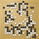 Board position at the end of game KPMC 2003 - Round 7 - Game 2: Dmytro Bogatskyy vs Cheong-hwan Kim