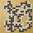 Board position at the end of game KPMC 2006 - Round 5 - Game 1: Yongfei Ge vs Tong-ha U
