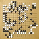 Board position at the end of game KPMC 2006 - Round 5 - Game 2: Geert Groenen vs Yuqing Hu