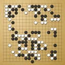 Board position at the end of game KPMC 2006 - Round 7 - Game 3: Yongfei Ge vs Geert Groenen