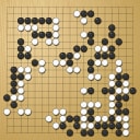 Board position at the end of game KPMC 2006 - Round 7 - Game 2: Yuqing Hu vs Pal Balogh