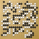 Board position at the end of game KPMC 2008 - Round 1 - Game 4: Khadbaatar Deleg vs Raphael Shin