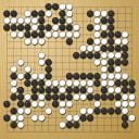 Board position at the end of game KPMC 2008 - Round 1 - Game 8: Mai-Duy Le vs Eric Pacheco