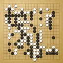 Board position at the end of game KPMC 2008 - Round 2 - Game 7: Merlijn Kuin vs Andres Comito