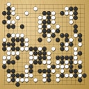 Board position at the end of game KPMC 2008 - Round 3 - Game 8: Jun Fan vs Jonathan Lidor