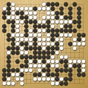 Board position at the end of game KPMC 2008 - Round 4 - Game 5: Thomas Hsiang vs Merlijn Kuin