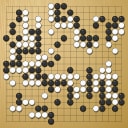 Board position at the end of game KPMC 2008 - Round 5 - Game 1: Li-Chen Chien vs Chao Huang