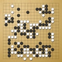 Board position at the end of game KPMC 2008 - Round 5 - Game 5: Raphael Shin vs Jonathan Lidor