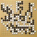 Board position at the end of game KPMC 2008 - Round 6 - Game 6: Hin-Chan Lam vs Csaba Mero
