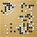 Board position at the end of game KPMC 2008 - Round 6 - Game 2: Lothar Spiegel vs Wei Zhao