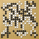 Board position at the end of game KPMC 2008 - Round 6 - Game 5: Raphael Shin vs Lucian Corlan
