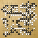 Board position at the end of game KPMC 2008 - Round 8 - Game 2: Chao Huang vs Sang-hun Lee