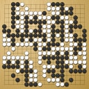 Board position at the end of game KPMC 2008 - Round 8 - Game 1: Li-Chen Chien vs Raphael Shin