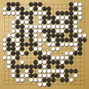Board position at the end of game KPMC 2010 - Round 7 - Game 1: Sang-hun Lee vs Artem Kachanovskyi