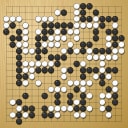 Board position at the end of game KPMC 2013 - Round 6 - Game 1: Li Fu vs Jae-Geun Park