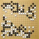 Board position at the end of game KPMC 2014 - Round 1 - Game 1: Tae-Woong Wei vs Dmytro Yatsenko
