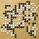 Board position at the end of game KPMC 2014 - Round 4 - Game 2: Yoshiyuki Tsuchimune vs Jia Rui Zhao