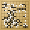Board position at the end of game KPMC 2014 - Round 4 - Game 1: Tae-Woong Wei vs Cheng-Jiun Juang