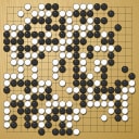 Board position at the end of game KPMC 2014 - Round 5 - Game 1: Tae-Woong Wei vs Yuqing Hu