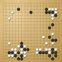 Board position at the end of game KPMC 2015 - Round 1 - Game 1: Aaron Gonzalez vs Heesoo Kim