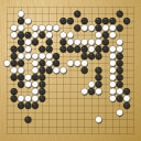 Board position at the end of game KPMC 2015 - Round 5 - Game 1: Yuqing Hu vs Heesoo Kim