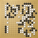 Board position at the end of game KPMC 2015 - Round 6 - Game 1: Jyun-Fu Lai vs Heesoo Kim