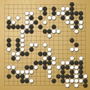 Board position at the end of game KPMC 2017 - Round 2 - Game 2: Vladas Zaleskas vs Minoru Ozeki