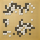 Board position at the end of game KPMC 2017 - Round 3 - Game 12: Koichiro Habu vs Vladas Zaleskas