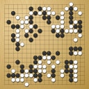 Board position at the end of game KPMC 2017 - Round 3 - Game 2: Minoru Ozeki vs Thomas Debarre