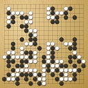 Board position at the end of game KPMC 2017 - Round 3 - Game 5: Jin Yu vs Zhongxia Zhao