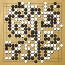 Board position at the end of game KPMC 2017 - Round 4 - Game 2: Yong-yu Hsu vs Minoru Ozeki