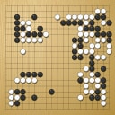 Board position at the end of game KPMC 2017 - Round 4 - Game 1: Zhongxia Zhao vs Yikang Zhao