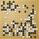 Board position at the end of game KPMC 2017 - Round 5 - Game 8: Francois Gonze vs Martin Li