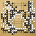 Board position at the end of game KPMC 2017 - Round 6 - Game 7: Tomas Hjartnes vs Shou-kai Lee