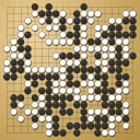 Board position at the end of game KPMC 2018 - Round 2 - Game 15: Xin Chang vs Andreas Goetzfried