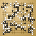 Board position at the end of game KPMC 2018 - Round 3 - Game 3: Yi-Tien Chan vs Fukashi Murakami