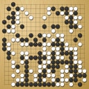 Board position at the end of game KPMC 2018 - Round 5 - Game 1: Yi-Tien Chan vs Liyan Lyu
