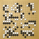 Board position at the end of game KPMC 2018 - Round 5 - Game 3: Tal Michaeli vs Fukashi Murakami