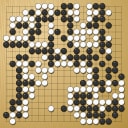 Board position at the end of game KPMC 2018 - Round 6 - Game 2: Tanguy Le Calve vs Fukashi Murakami