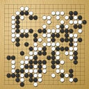 Board position at the end of game KPMC 2018 - Round 6 - Game 14: Jon Runar Melting vs Justin Ching