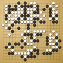 Board position at the end of game KPMC 2018 - Round 6 - Game 12: Miguel Escribamo Perez vs Andreas Goetzfried