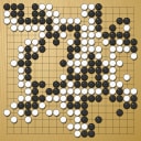 Board position at the end of game KPMC 2018 - Round 6 - Game 10: Alberto Zingoni vs Tal Michaeli