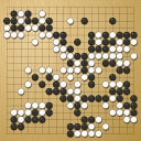 Board position at the end of game KPMC 2019 - Round 1 - Game 3: Tsubasa Kawaguchi vs Mario Mercado-Sanchez