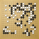 Board position at the end of game KPMC 2019 - Round 1 - Game 18: Tony Zhao vs Santiago Espinosa-Uribe