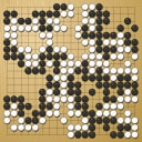 Board position at the end of game KPMC 2019 - Round 2 - Game 30: Jeremie Hertz vs Rinat Amangeldi