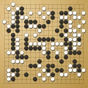 Board position at the end of game KPMC 2019 - Round 2 - Game 7: Alan Huang vs Dominique Versyck