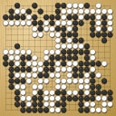 Board position at the end of game KPMC 2019 - Round 3 - Game 30: Mikita Herasiutsin vs Rinat Amangeldi